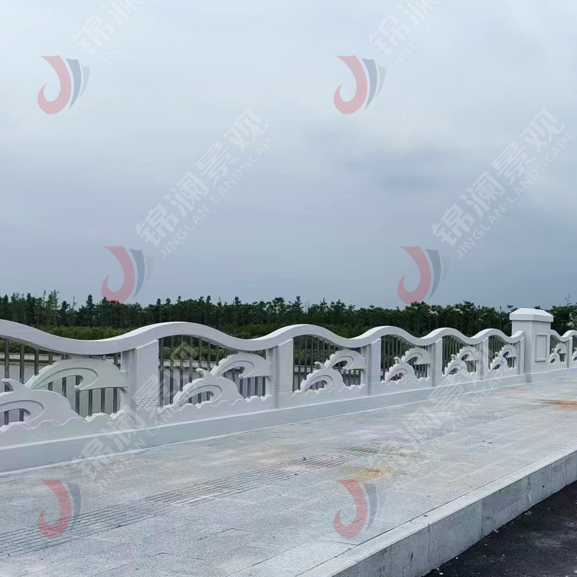 鑄造石欄桿,鑄造石掛板,晶鑄石掛板,晶鑄石欄桿,鑄造石樹池坐凳,泰科石樹池,晶鑄石,精鑄石,泰科石,鑄造石橋梁裝飾