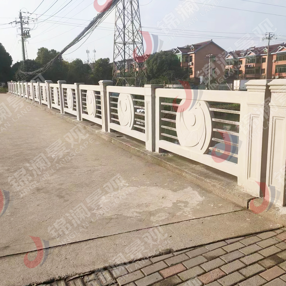 鑄造石欄桿,鑄造石掛板,晶鑄石掛板,晶鑄石欄桿,鑄造石樹池坐凳,泰科石樹池,晶鑄石,精鑄石,泰科石,鑄造石橋梁裝飾