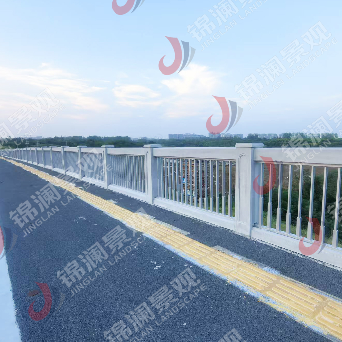 景觀欄桿,橋梁裝飾,鑄造石,晶鑄石,精鑄石,鋁合金欄桿,鋁合金防撞護欄,UHPC裝飾掛板,UHPC清水板,GRC