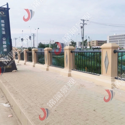 揚(yáng)州鑄造石金屬復(fù)合景觀欄桿