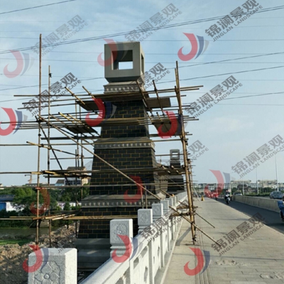 鑄造石橋梁裝飾包裝