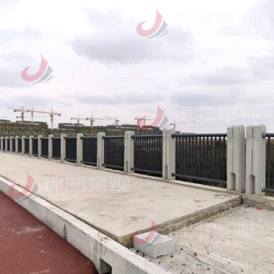 鑄造石鐵藝復合欄桿