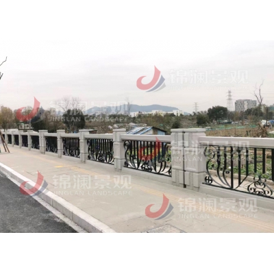 鑄造石復(fù)合河道欄桿