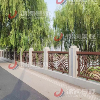 湖北武漢鋁合金不銹鋼復(fù)合鑄造石橋梁欄桿裝飾