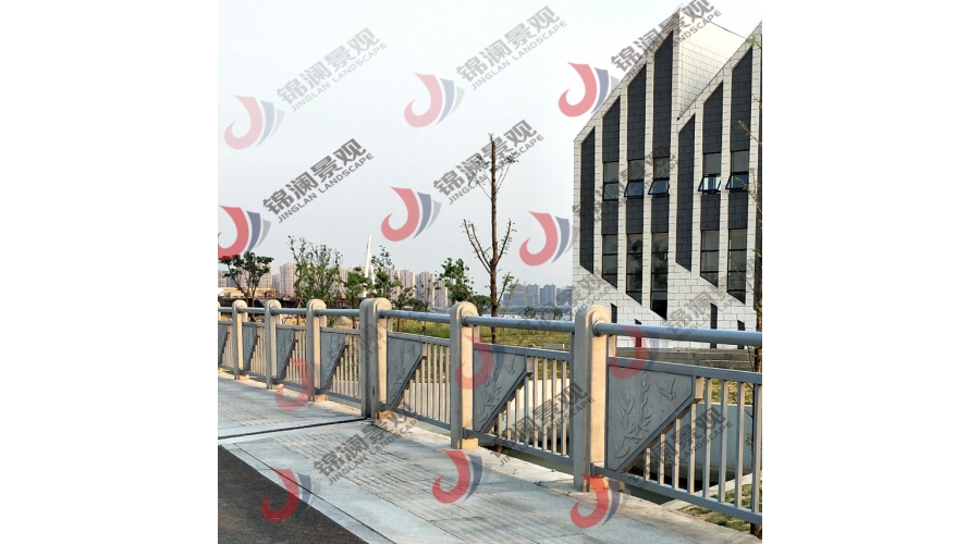 鑄造石河道景觀欄桿