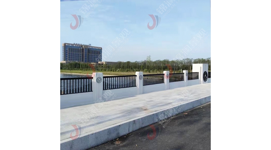 河南鄭州鑄造石欄桿景觀