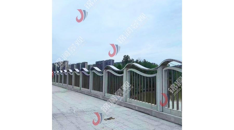 浙江紹興鑄造石金屬復合人行道欄桿